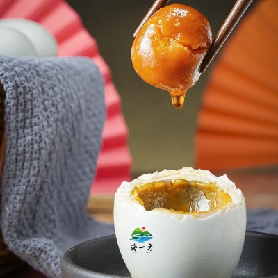 广西北部湾流油海鸭蛋海一方60克厂家直供咸鸭蛋咸蛋黄咸蛋黄流心图3