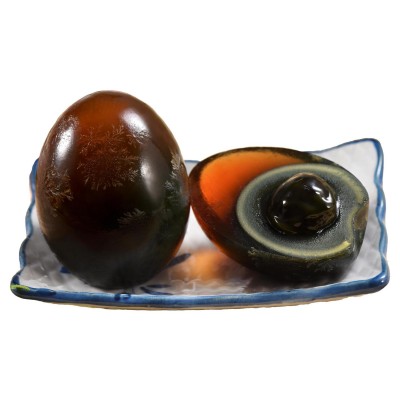 四川长林松花皮蛋无铅工艺溏心松花鸭蛋手工包泥德阳绵竹非遗特产图5