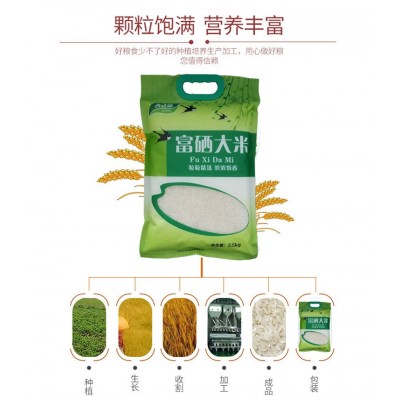 安徽石台富硒大米2.5kg 5斤装礼品圆粒大米 大米厂家直批图3