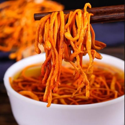 现货250g虫草花干货特级孢子头精选新鲜无熏硫北金蛹虫草煲汤材料