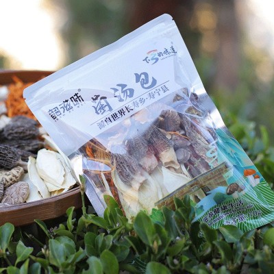 福建长寿乡菌汤包70g批发羊肚菌花菇虫草花鸡油菌雪茸菇鹿茸菇图2