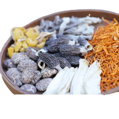 福建长寿乡菌汤包70g批发羊肚菌花菇虫草花鸡油菌雪茸菇鹿茸菇图5