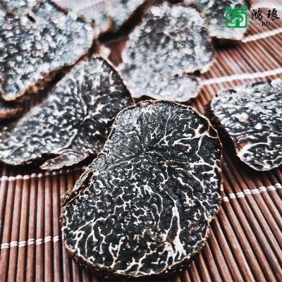 现货批发野生成熟黑松露干片散装25g块菌猪拱菌特产菌菇干货冻干图3