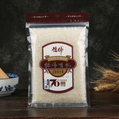当季新米颗粒饱满长粒香米德伟东北长粒香有机大米400克真空包装图2