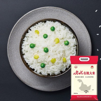 厂家批发 黑龙江响水有机大米 火山岩石板大米5kg 真空包装包邮图4