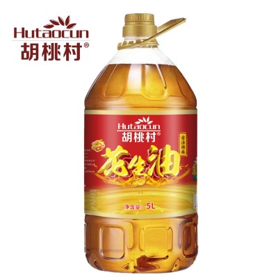 胡桃村5L批发正品物理压榨古法一级纯花生油家用商用食用油中秋送图5