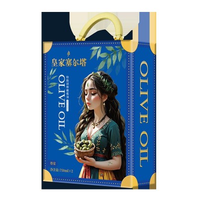 皇家塞尔塔西班牙特级初榨橄榄油750ml＊2支简装进口原油食用油图5