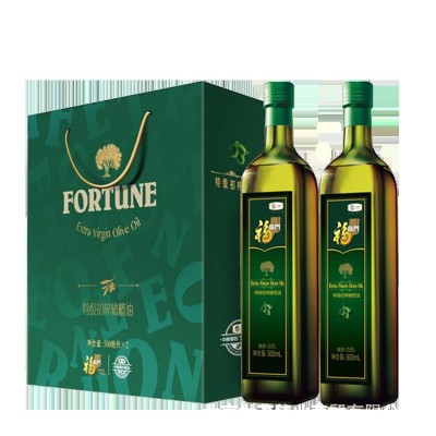 正品福临门特级初榨橄榄油礼盒500ml*2瓶食用油节日礼品团购批发图5
