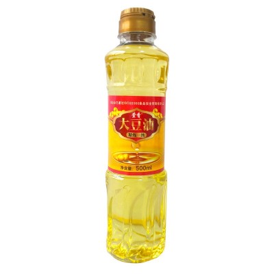 厂家供应萱香精炼一级大豆油500ml 炒菜烘焙食用油小瓶装批发团购图5