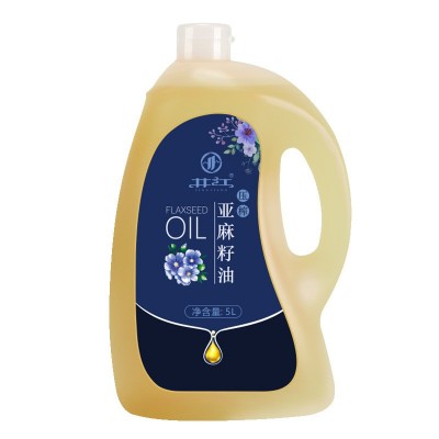 井江亚麻籽油纯亚麻油物理冷榨一级食用油胡麻油工厂直销批发价优图4