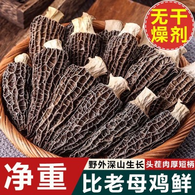 【净重发货】2025云南羊肚菌干货菜类煲汤新鲜牛肚菌火锅食材批发图3