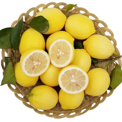 批发四川安岳黄柠檬 新鲜小果 70-90g 一斤6个皮薄汁多 5斤起卖图3