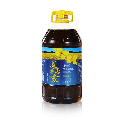 菜当家纯正四川菜籽油5L压榨菜油农家自榨非转基因纯菜籽油食用油图5