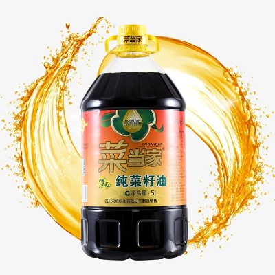 菜当家四川菜籽油自榨非转基因压榨纯菜籽油食用油纯正菜籽油批发图2