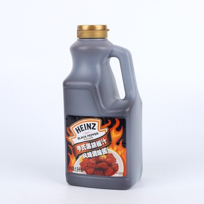 亨氏黑胡椒汁1.9kg牛排酱烤肉意大利面商用酱料黑椒酱汁商用装图4