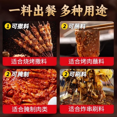 代加工烧烤料餐饮饭店火锅烤肉干碟蘸料夜市小摊商超贴牌烧烤料图3
