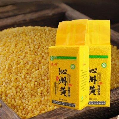 山西沁州黄小米500克真空包装新鲜小米五谷杂粮农家小米粥小黄米图2