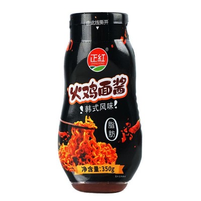 正红火鸡面酱0脂韩式甜辣风味拌面拌饭酱拌面酱辣椒酱摆摊商用图4