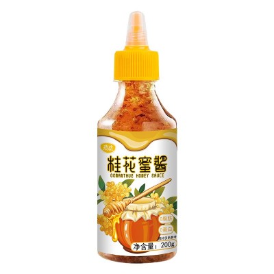 热恋桂花蜜酱200g蜂蜜酱甜品糕点调料饮品桂花糕桂花蜂蜜果酱批发图5