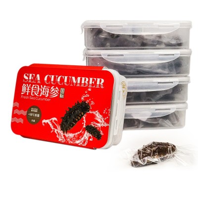 鲜食海参大连源头工厂常温即食450g礼盒装滋补辽参辽参滋补开袋图5