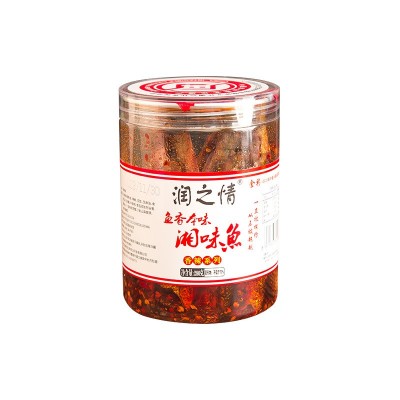 网红零食非遗湘味鱼香辣手撕鱼休闲小零食即食鱼干火培鱼罐装批发图5