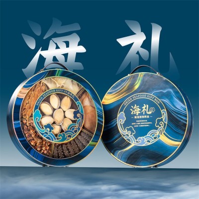 现货批发海参鲍鱼礼盒海参干货鱼大翅鳕鱼胶六拼礼盒即食海参图5