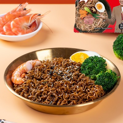 嗨吃家荞麦魔芋面混装组合袋装拌面带料包宿舍方便供货一件代发图5