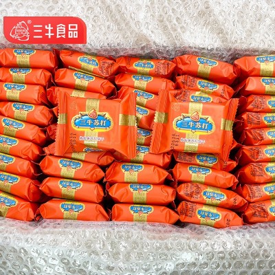 上海三牛苏打饼干椒盐味万年青椒盐酥老式怀旧零食小吃官方旗舰店