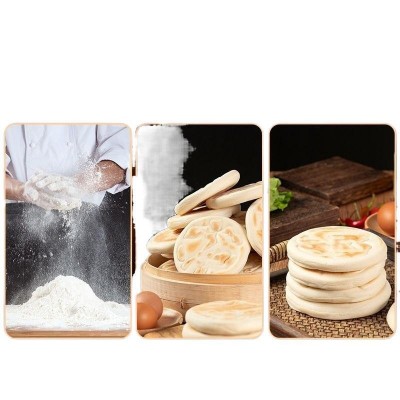 陕西西安特产白吉馍饼早餐速食即食半成品家用肉夹馍老面商用批发图5