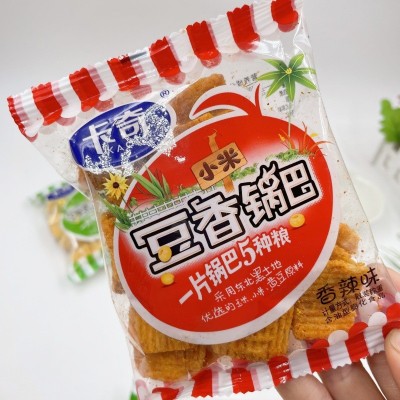 卡奇小米豆香锅巴散称膨化办公室香辣甜香休闲小零食1000g包邮图5