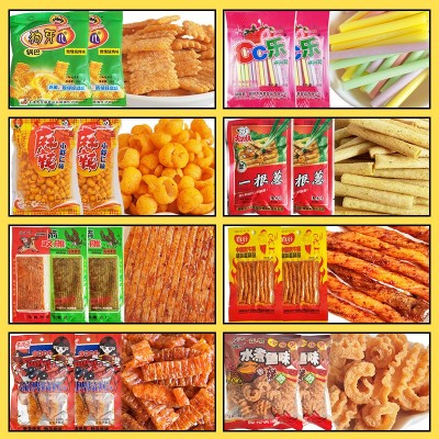 8090后童年怀旧零食大礼包校园食品儿时回忆老式辣条小吃不重复图2