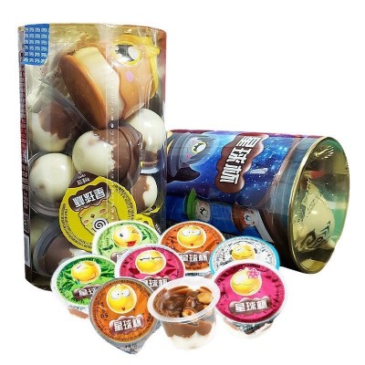 星球杯桶装巧克力杯夹心饼干儿童年货小零食休闲食品小吃大礼包图5