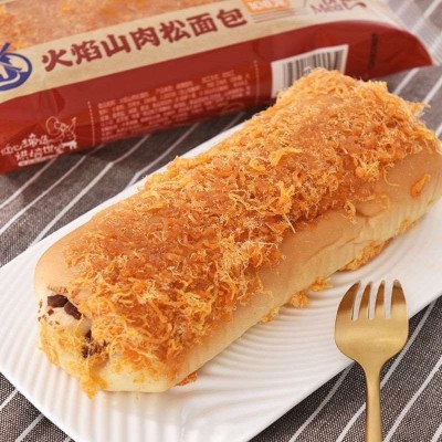游世佳族火焰山肉松面包100g/袋 夹心面包蛋糕点心休闲带早餐食品图2