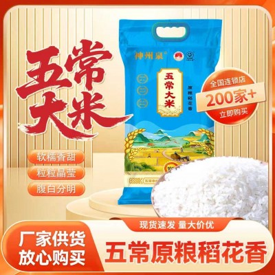 神州泉五常大米稻花香新米长粒香米大米家庭装新米10斤20斤批发