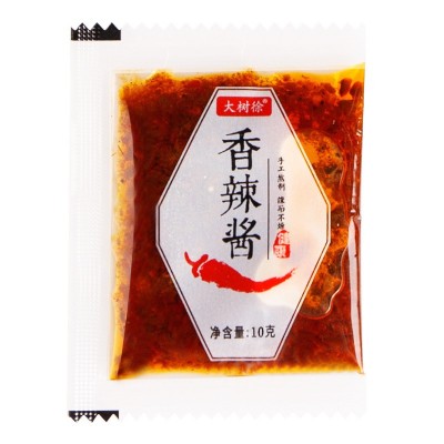 大树徐外卖香辣酱小包香菇拌饭酱拌面下饭酱辣椒酱调味包10g900包图5