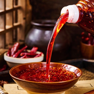 童升香辣红油辣椒油950ml四川油泼辣子商用凉拌菜餐饮麻辣川味图3