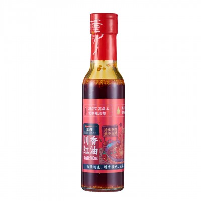 童升四川香辣红油180ml家用油泼辣子无渣辣椒油凉拌菜拌面调料图5