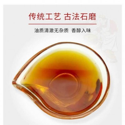 香油凉拌菜火锅家用瓶装调味油商用范家老油坊1000ml纯正小磨香油图2