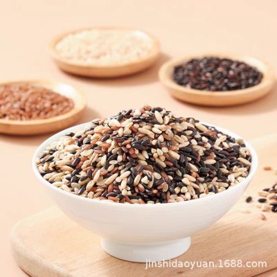 【华粮帝稻】东北七色糙米5斤 五谷杂粮粗粮饭健身主食含糙米黑米图3