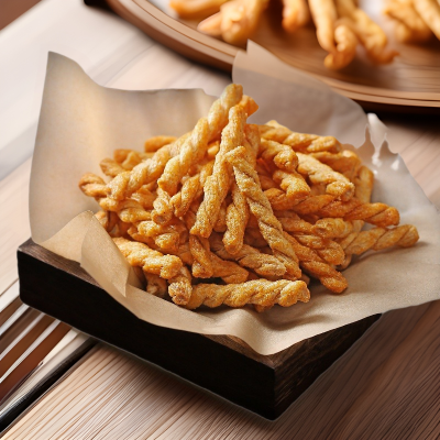 小麻花 300g袋装 零食小吃海苔味烧烤味 麻花休闲食品传 统零食