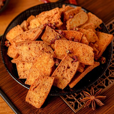 面禾谷花椒馍片128g网红香脆麻辣椒香酥脆解馋休闲小零食糕点图4