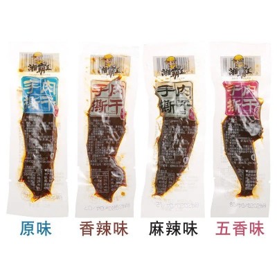 湘霸王 湖南手撕肉干办公休闲香辣零食鸭肉干小包装30包批发图5