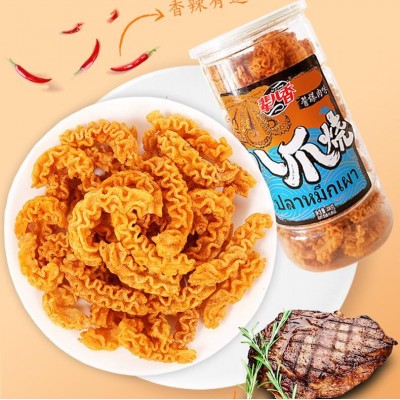 【一件代发】200g 桶装八爪烧膨化零食