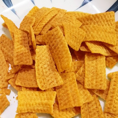 怡味园75g*30袋豌豆锅巴香脆袋装零食休闲办公室小吃网红食品整箱图4