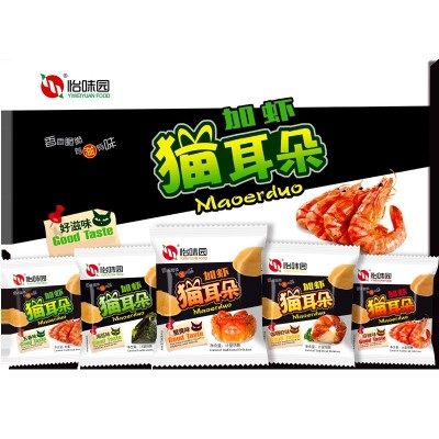 怡味园加虾猫耳朵整件6斤童年五香麻辣办公室零食小吃一件代发图4