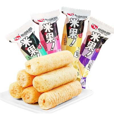 怡味园米果60支能量棒糙米卷膨化食品休闲办公室零食大礼包网红图2