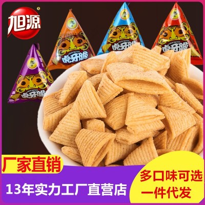 旭源虎牙脆4.8斤妙脆角尖角脆三角脆锅巴90后80后怀旧小吃小零食