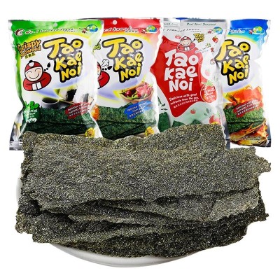 泰国进口零食小老板海苔袋装 bigroll老板仔即食海苔片儿童脆紫菜图3
