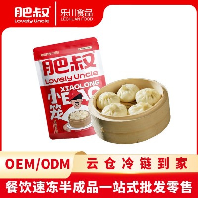 肥叔源头工厂老面鲜肉小笼包包子儿童早餐半成品速冻面点早 餐速食图3