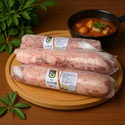 精选羊肉卷 5斤一条 火锅食材 整条羊肉卷 国产羊肉卷图3